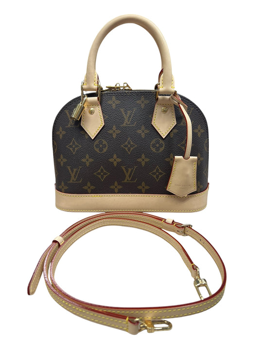 LOUIS VUITTON Monogram Alma BB 2-Way Shoulder Bag Handbag Brown Canvas | Authentic Pre-Owned Luxury