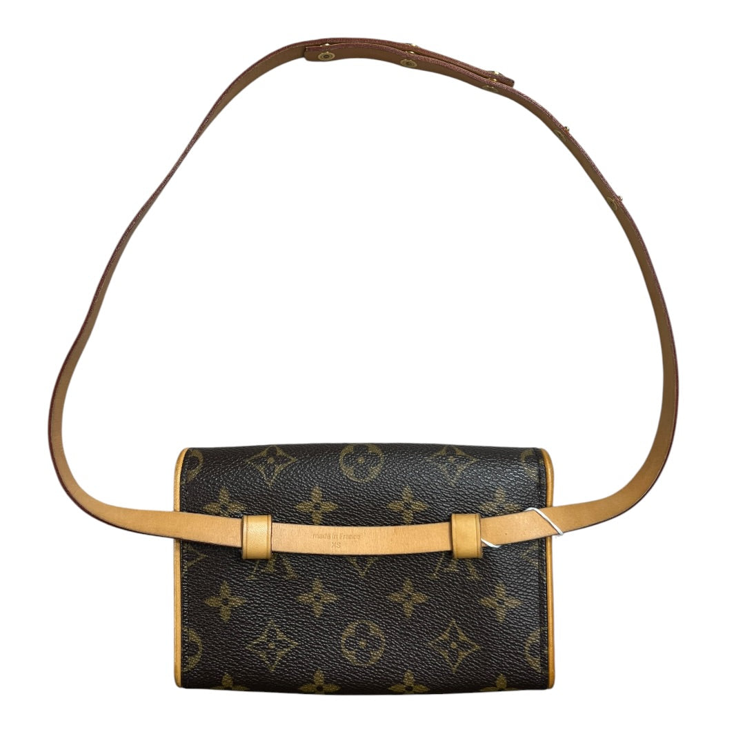 LOUIS VUITTON Monogram Pochette Florentine Waist Bag Belt Bag Brown Canvas | Authentic Pre-Owned Luxury