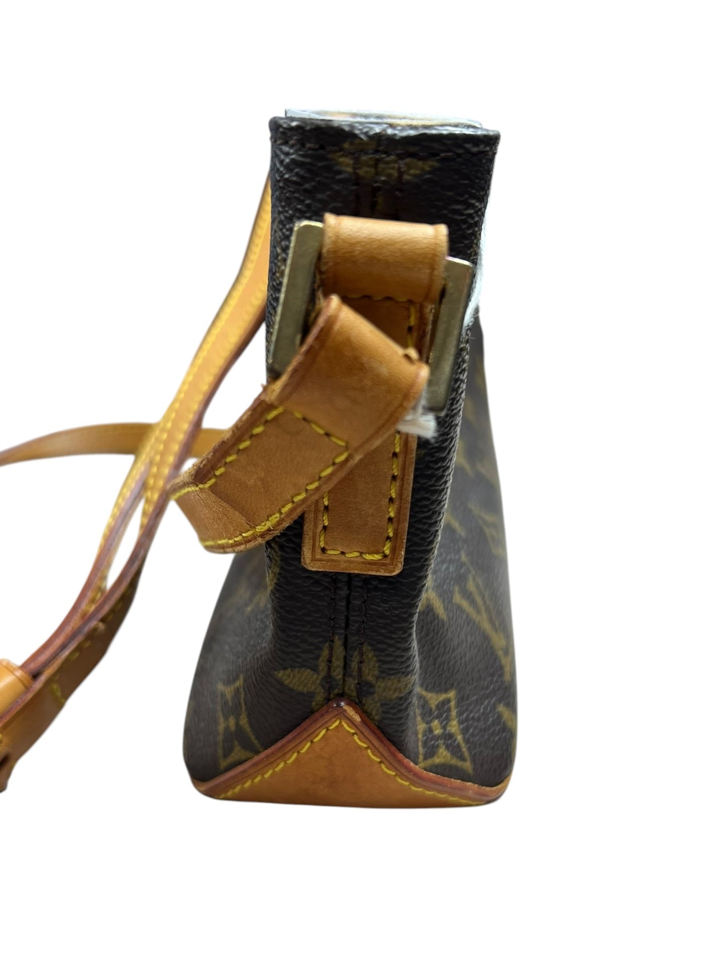 LOUIS VUITTON Monogram Trotteur Shoulder Bag Crossbody Brown Canvas | Authentic Pre-Owned Luxury