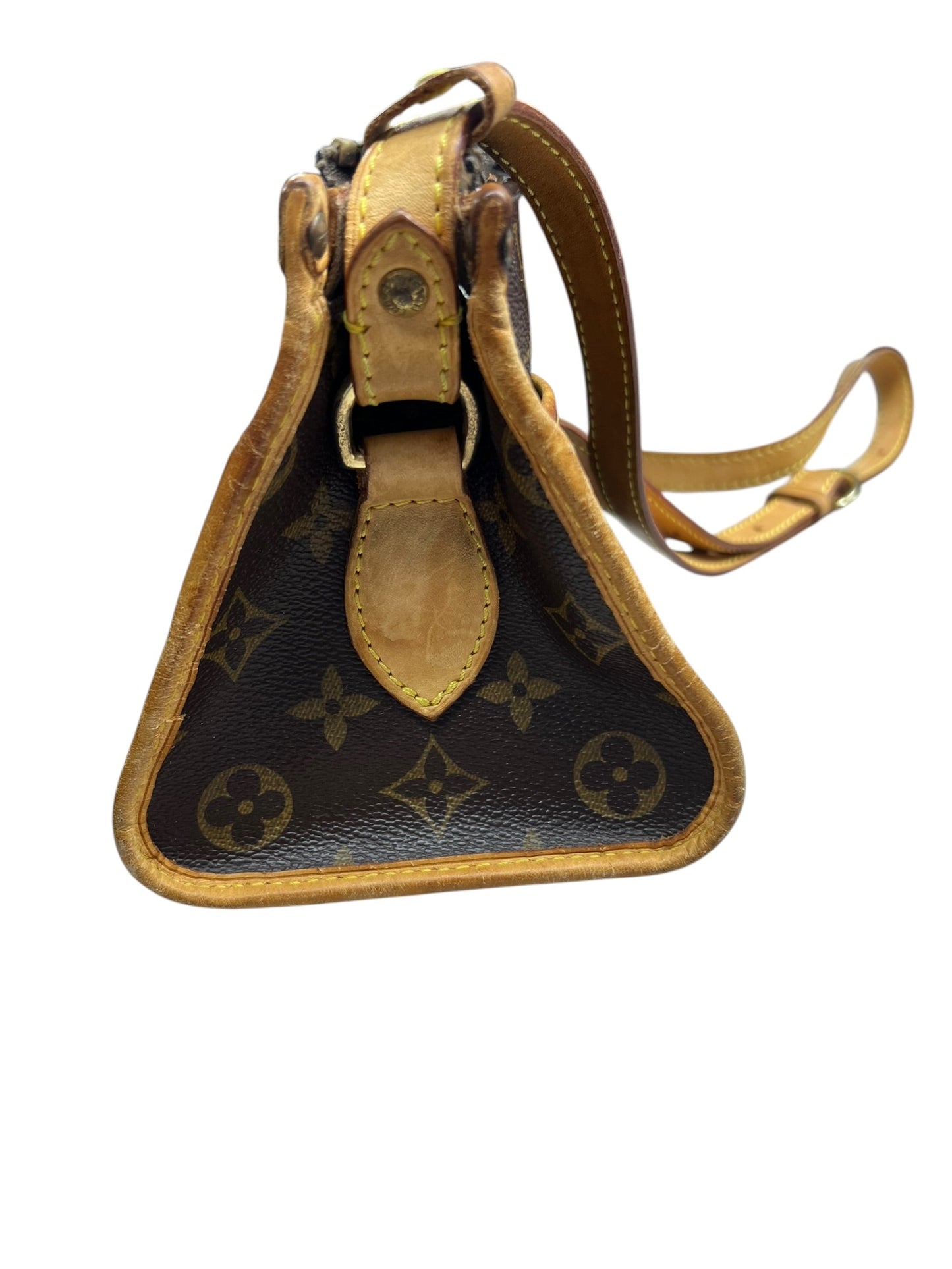 LOUIS VUITTON Monogram Popincourt Long Shoulder Bag Brown Canvas | Authentic Pre-Owned Luxury