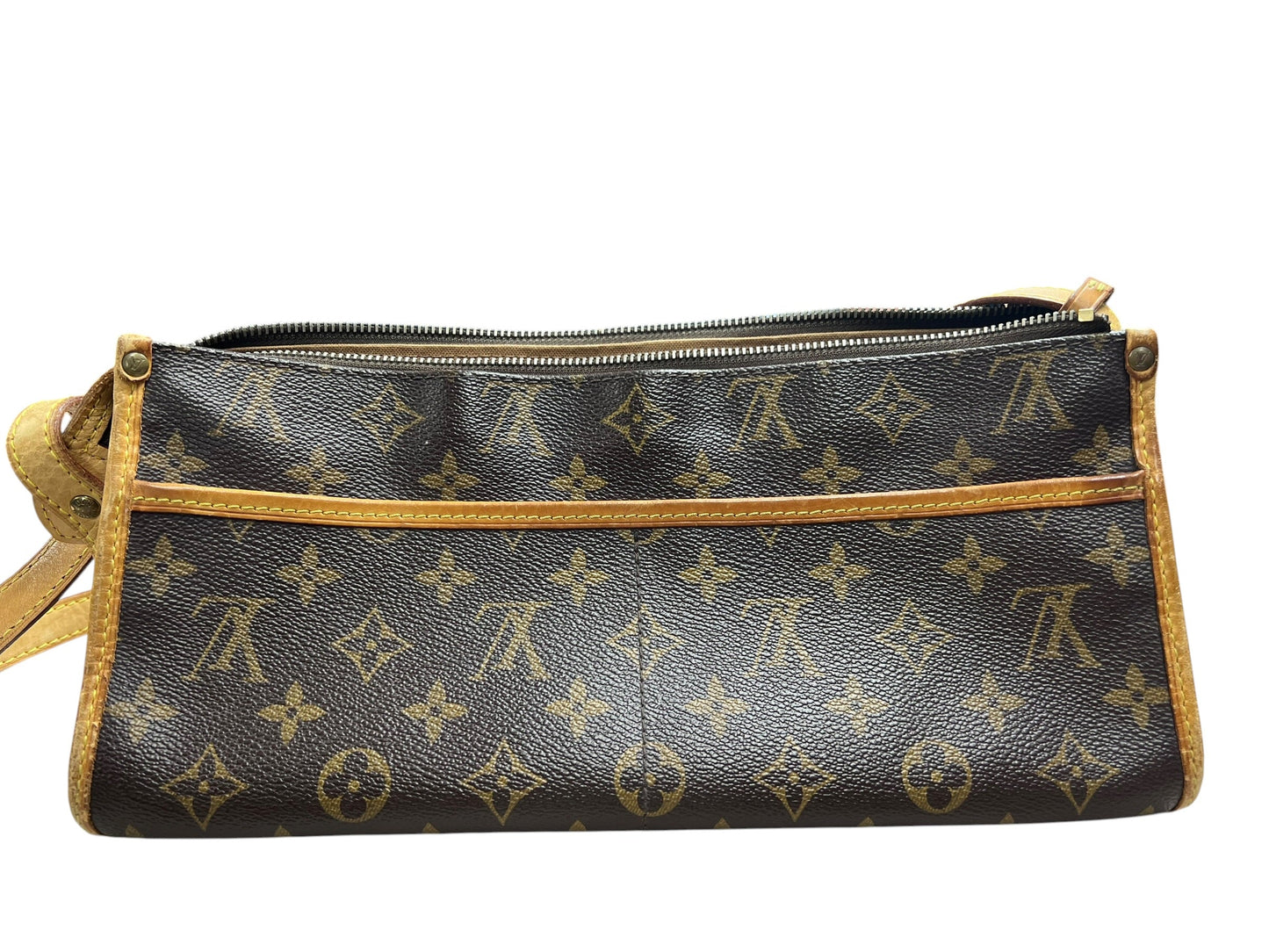 LOUIS VUITTON Monogram Popincourt Long Shoulder Bag Brown Canvas | Authentic Pre-Owned Luxury