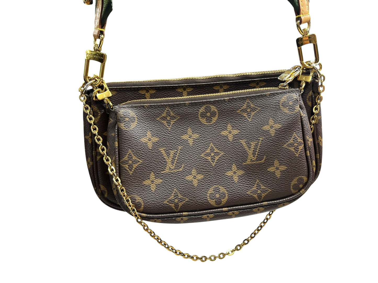 LOUIS VUITTON Monogram Multi Pochette Accessoires Khaki Crossbody Bag | Authentic Pre-Owned Luxury