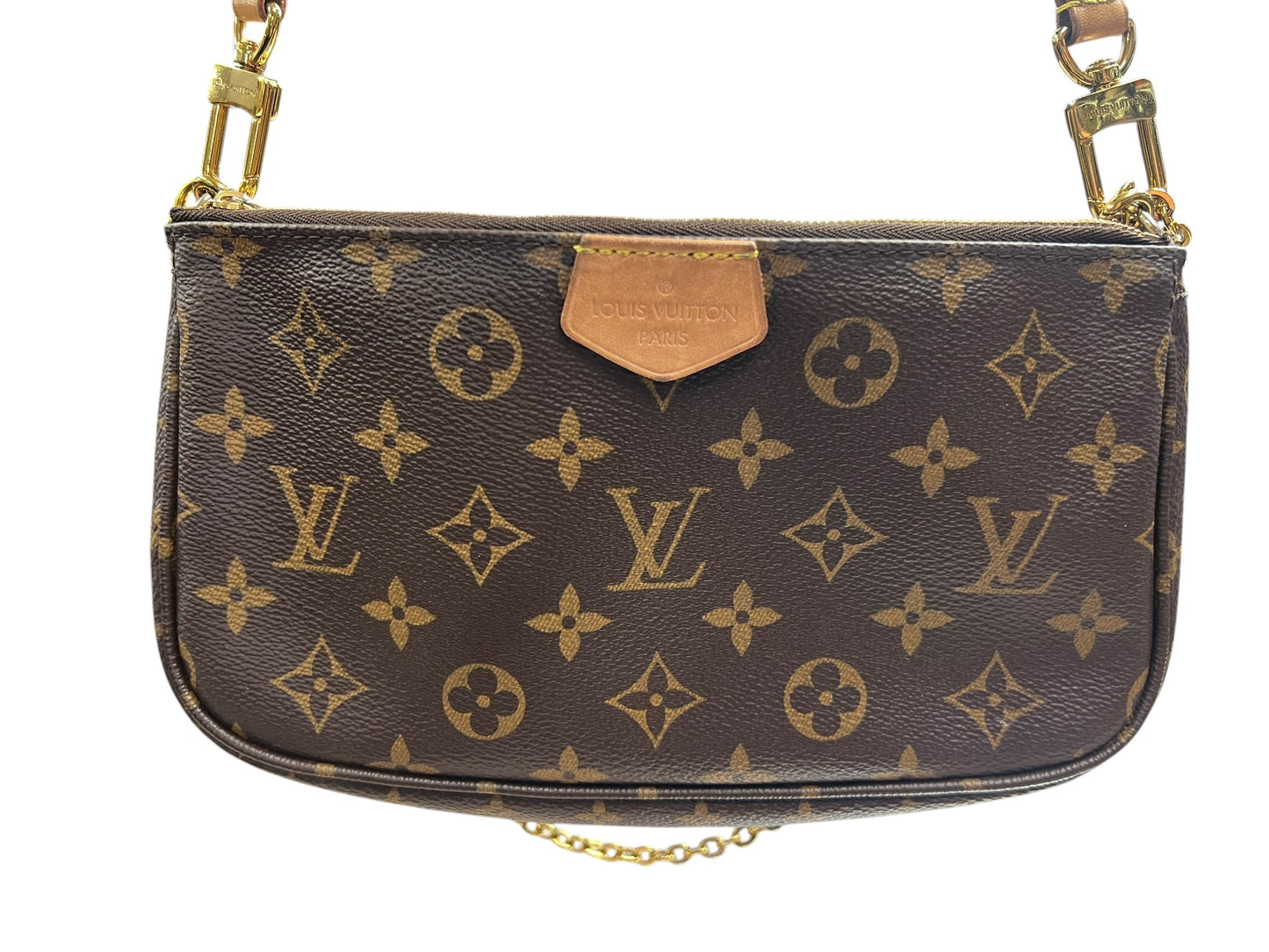 LOUIS VUITTON Monogram Multi Pochette Accessoires Khaki Crossbody Bag | Authentic Pre-Owned Luxury