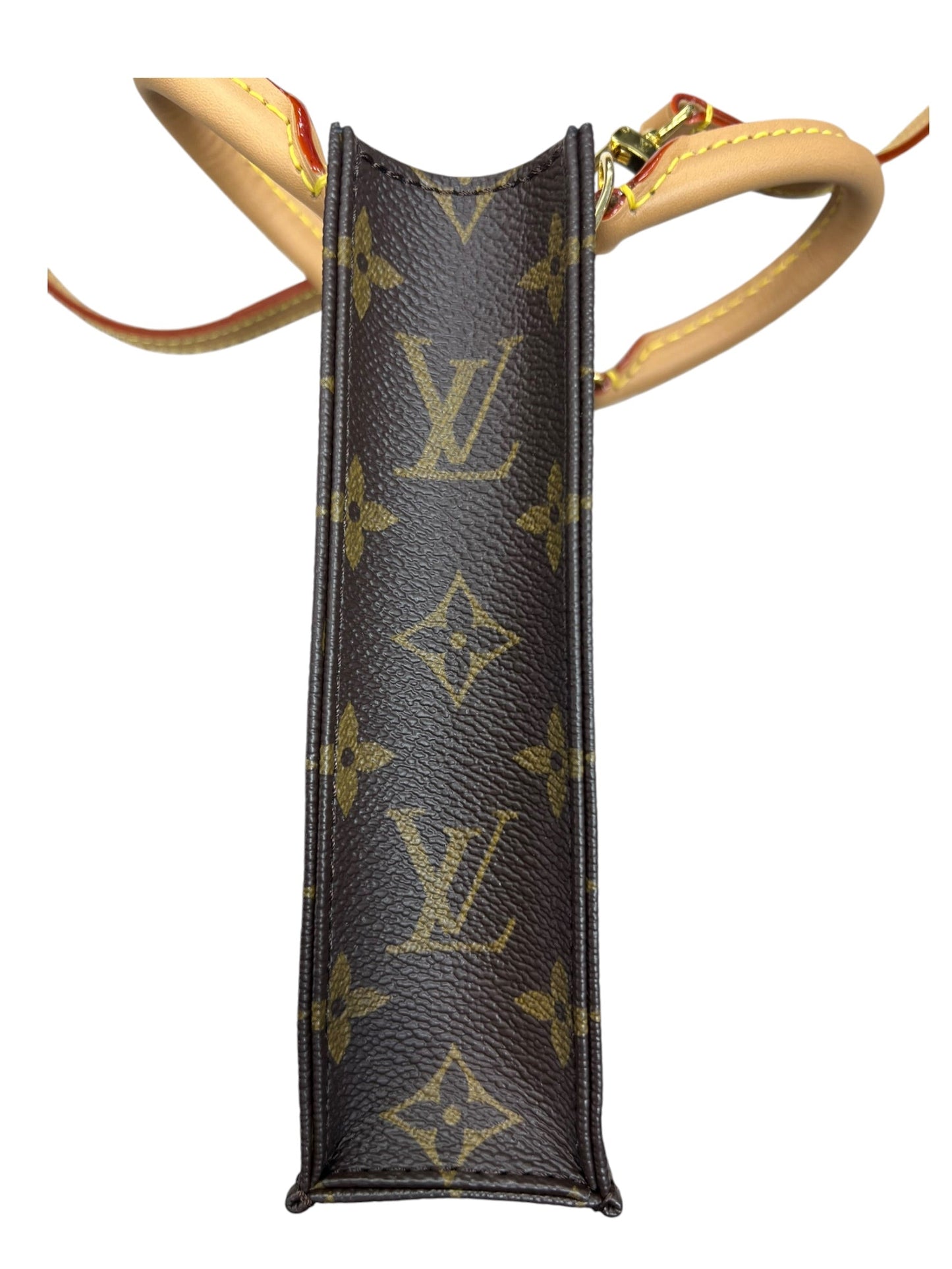 LOUIS VUITTON Monogram Petit Sac Plat 2Way Handbag | Authentic Pre-Owned Luxury
