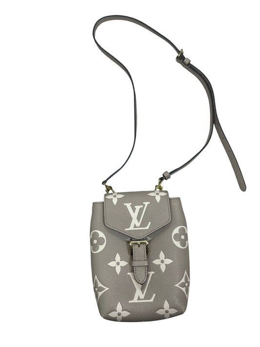LOUIS VUITTON Monogram Empreinte Tiny Backpack Tourterelle Creme | Authentic Pre-Owned Luxury