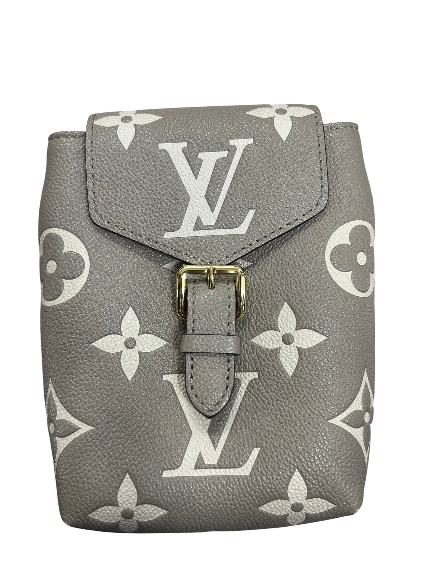 LOUIS VUITTON Monogram Empreinte Tiny Backpack Tourterelle Creme | Authentic Pre-Owned Luxury