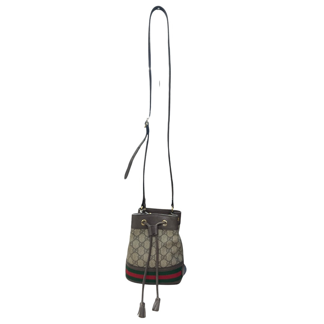 GUCCI Ophidia Mini Bucket Bag GG Supreme Shoulder Bag | Authentic Pre-Owned Luxury