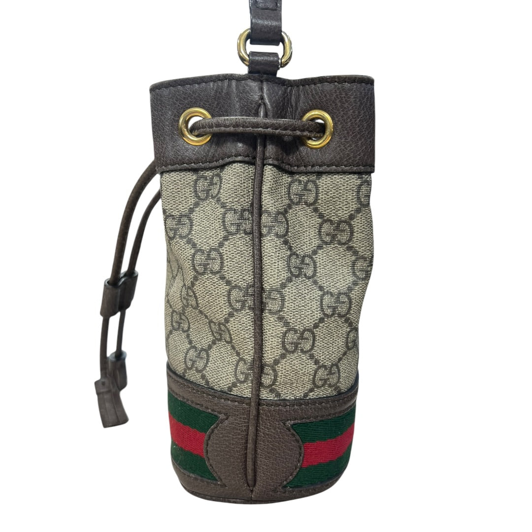 GUCCI Ophidia Mini Bucket Bag GG Supreme Shoulder Bag | Authentic Pre-Owned Luxury