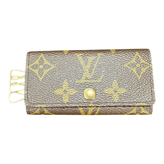 LOUIS VUITTON Authentic Louis Vuitton Monogram Canvas 4-Key Holder Case (Pre-owned) | Authentic Pre-Owned Luxury