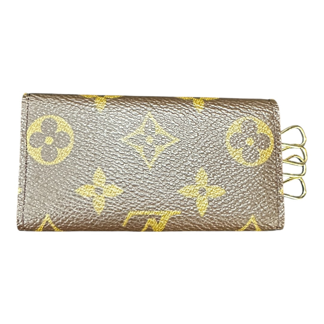 LOUIS VUITTON Authentic Louis Vuitton Monogram Canvas 4-Key Holder Case (Pre-owned) | Authentic Pre-Owned Luxury