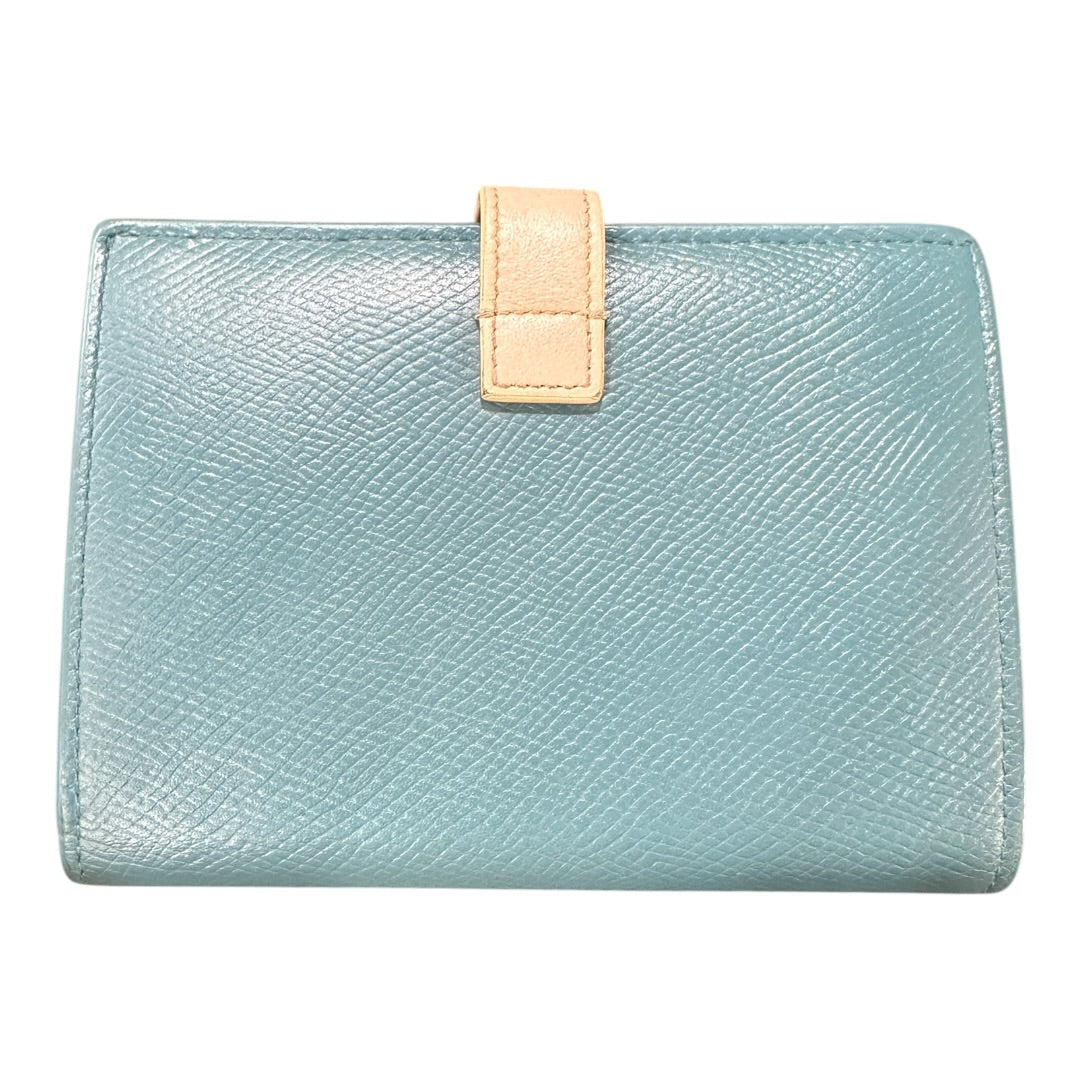 CELINI Authentic Celine Bicolor Leather Flap Long Wallet | Authentic Pre-Owned Luxury