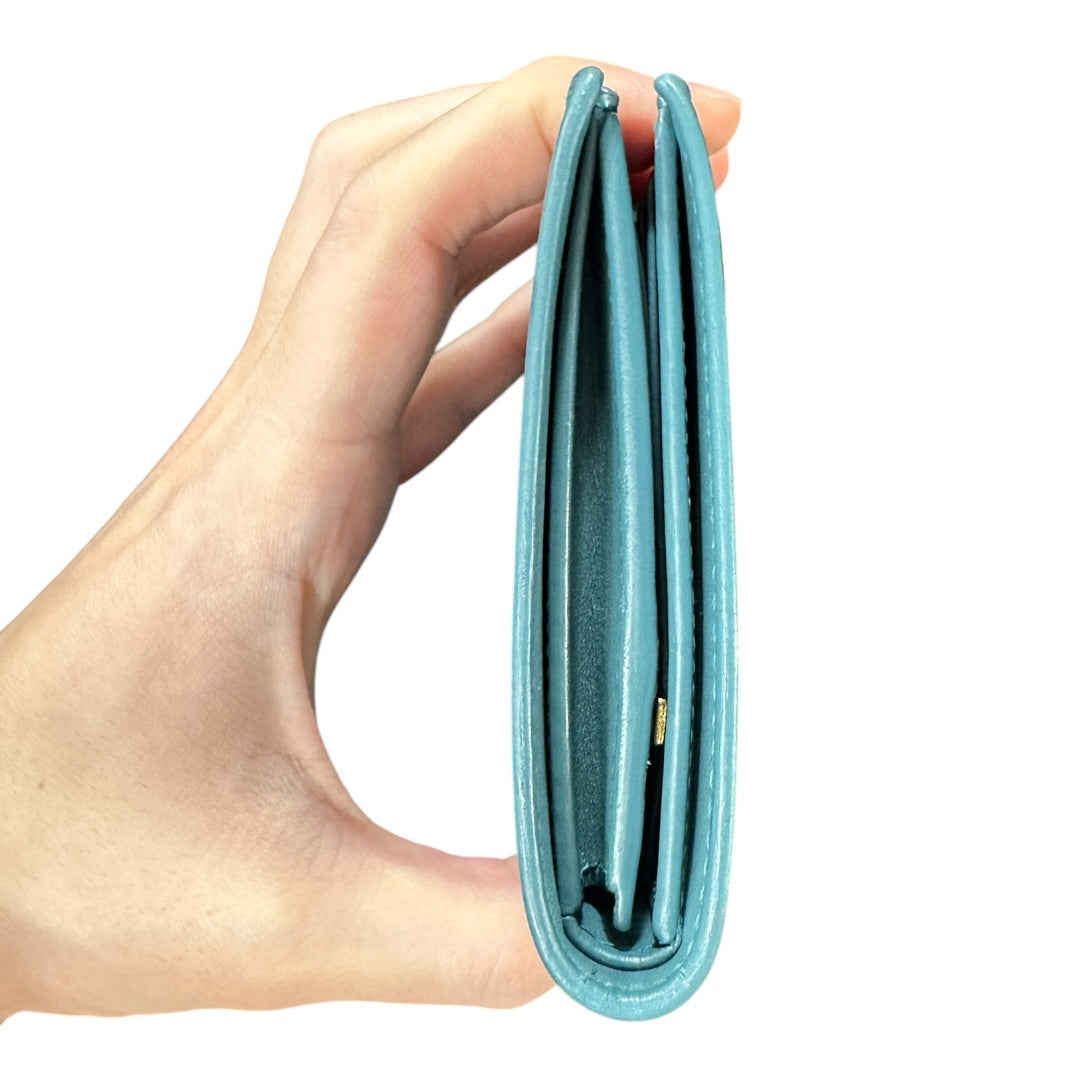 CELINI Authentic Celine Bicolor Leather Flap Long Wallet | Authentic Pre-Owned Luxury