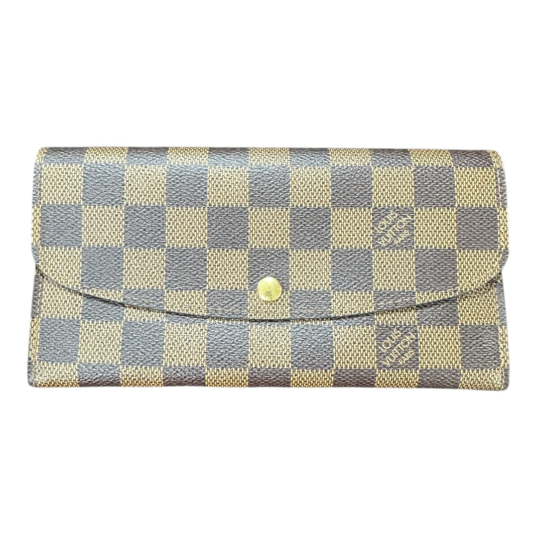 LOUIS VUITTON Authentic Louis Vuitton Damier Ebene Canvas Long Wallet | Authentic Pre-Owned Luxury