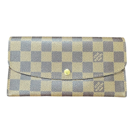 LOUIS VUITTON Authentic Louis Vuitton Damier Ebene Canvas Long Wallet | Authentic Pre-Owned Luxury