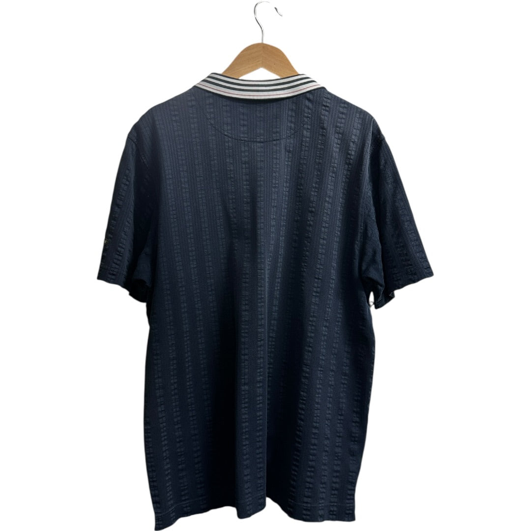 Burberry Authentic Burberry Golf Horse Logo Polo Shirt Navy | Authentic Pre-Owned Luxury