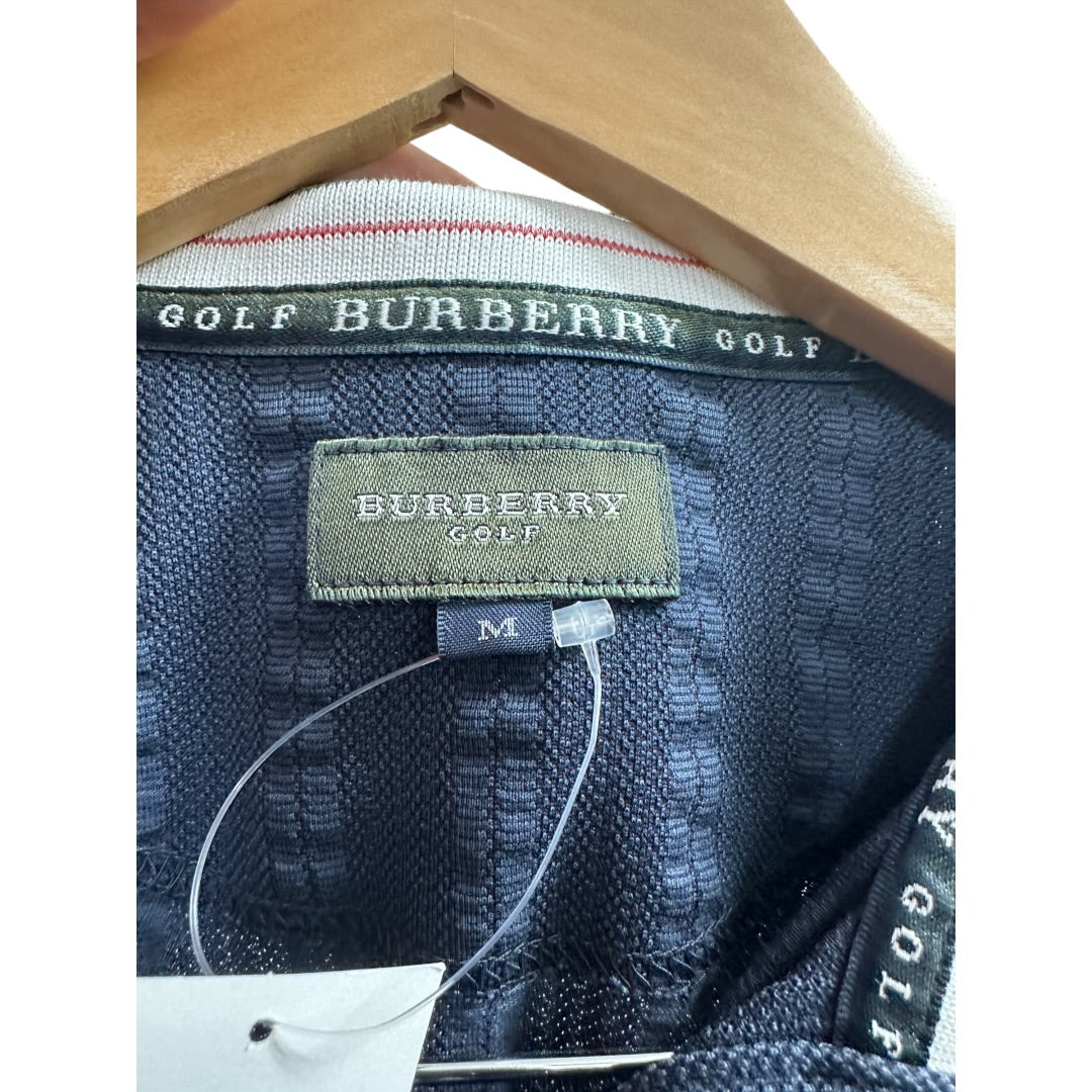 Burberry Authentic Burberry Golf Horse Logo Polo Shirt Navy | Authentic Pre-Owned Luxury