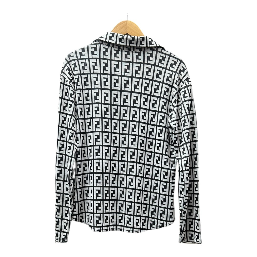 FENDI Burberry Blue Label Black Knit Tunic Dress with Back Logo | Authentic Pre-Owned Luxury