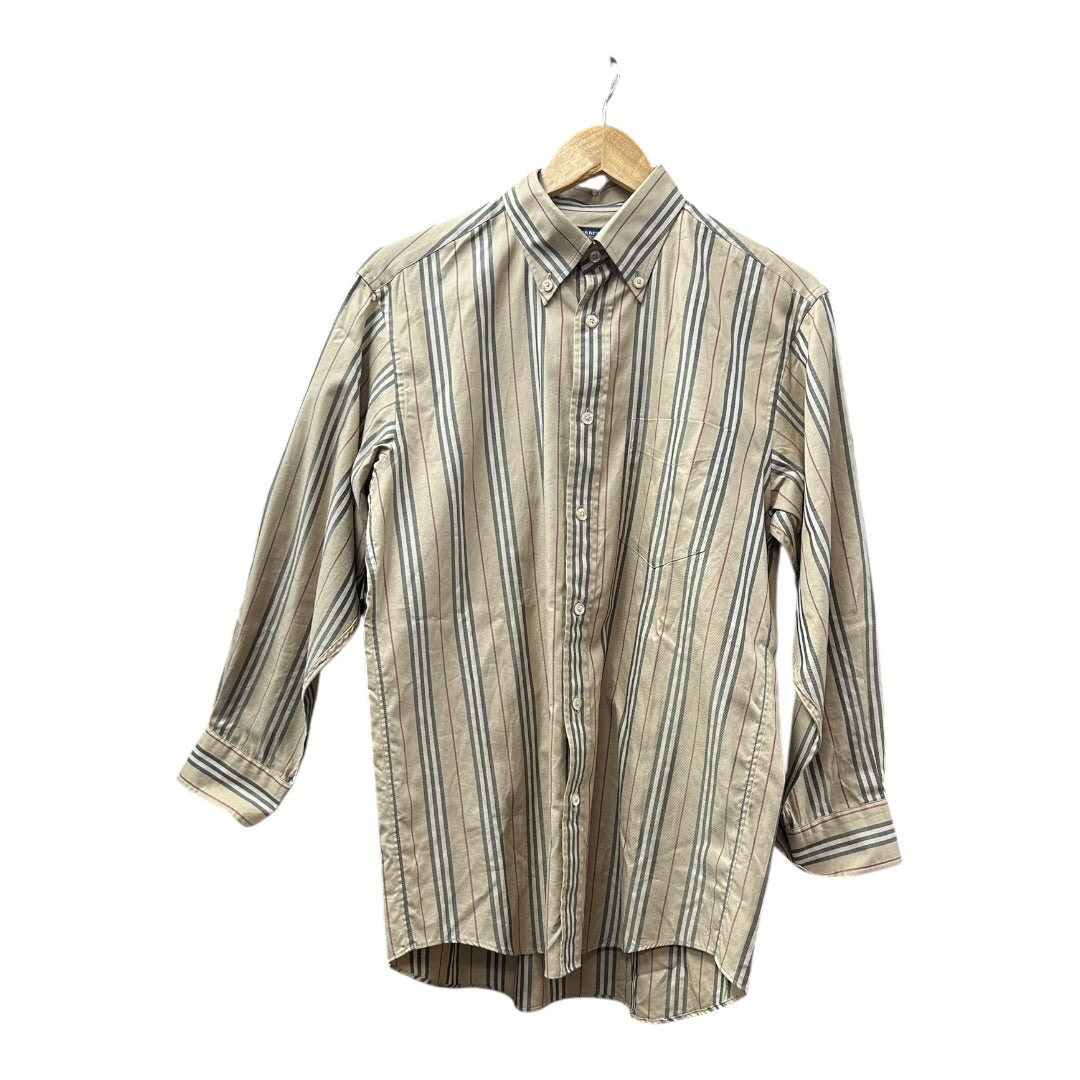 Burberry Authentic Burberry London Multi-Stripe Cotton Long Sleeve Shirt | Authentic Pre-Owned Luxury