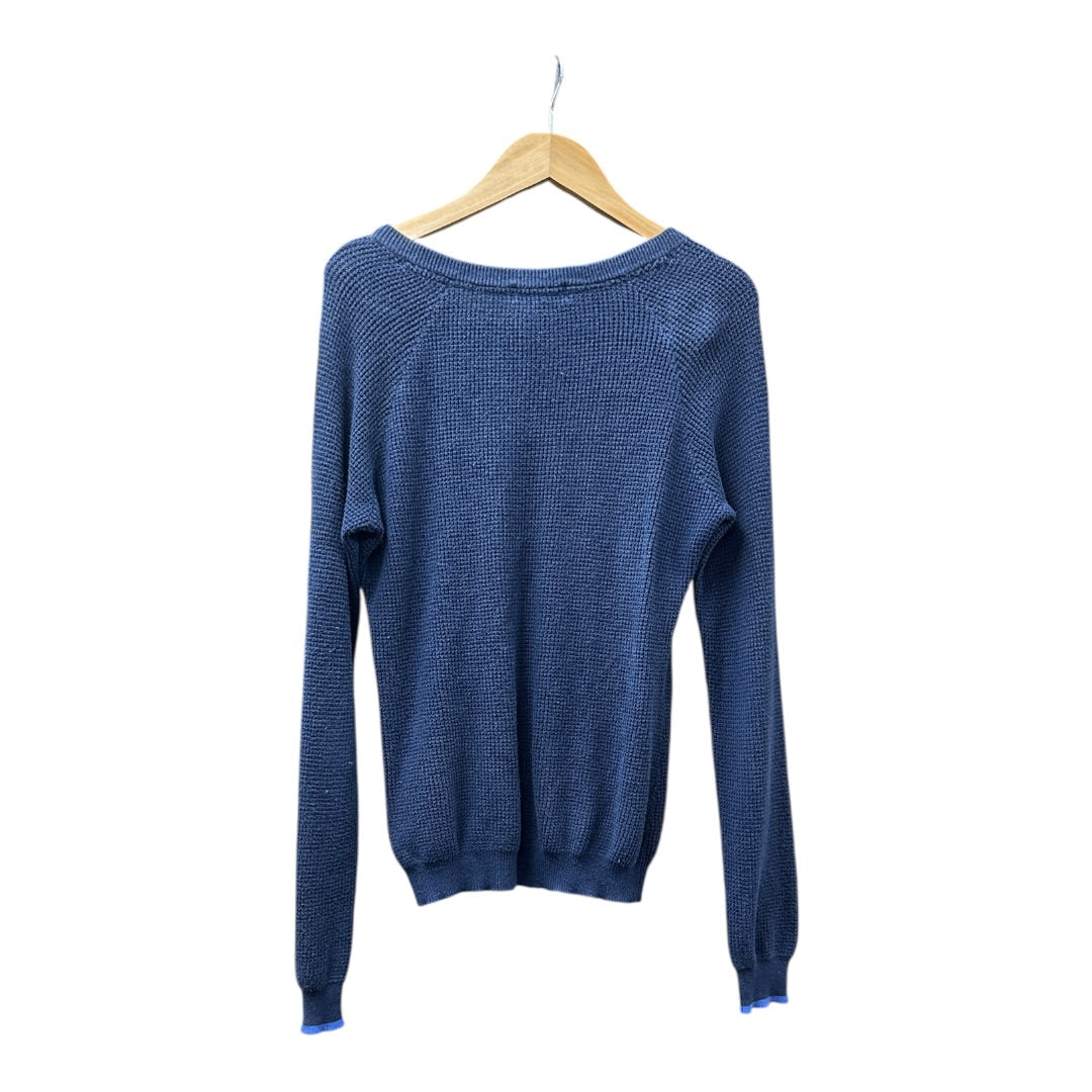 Burberry Authentic Burberry Blue Label Blue Waffle Knit Sweater | Authentic Pre-Owned Luxury
