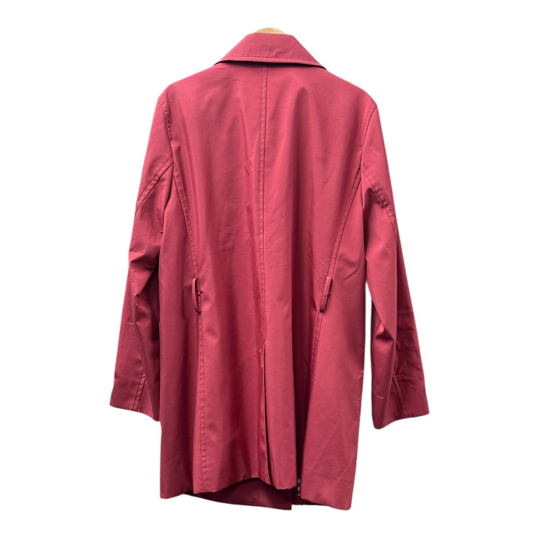 Burberry Authentic Burberry London Double-Breasted Half Coat Bordeaux | Authentic Pre-Owned Luxury