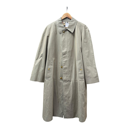 Burberry Authentic Burberrys Vintage Balmacaan Coat Beige with Nova Check Lining | Authentic Pre-Owned Luxury