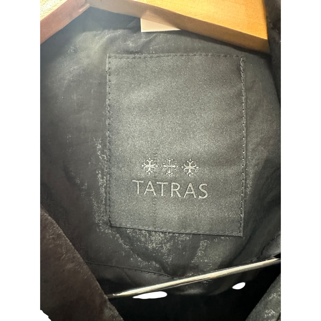 TATRAS Authentic TATRAS Black Hooded Long Coat Lightweight Parka | Authentic Pre-Owned Luxury
