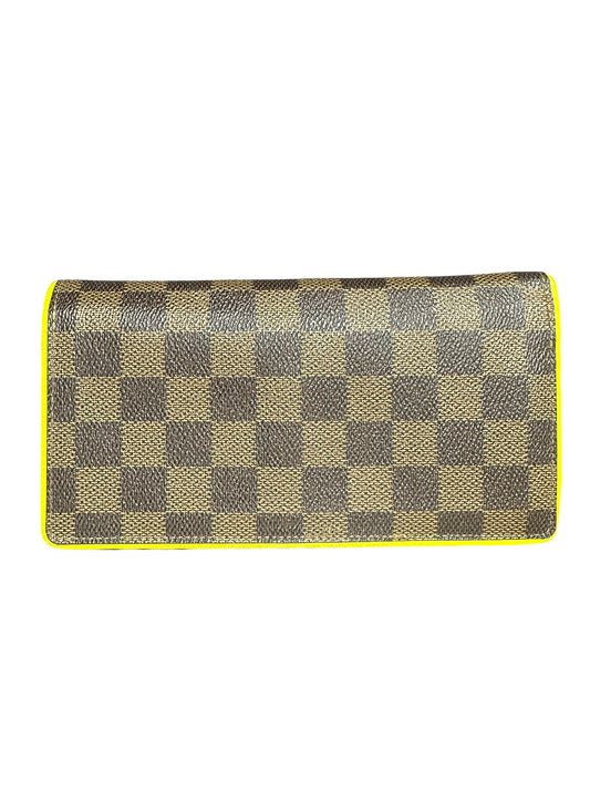 LOUIS VUITTON Damier Ebene with Yellow Accents | Authentic Pre-Owned Luxury